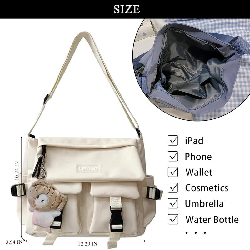Extolove Cute Messenger Bag, Crossbody Bags for Women Kawaii Messenger Bags Purses - Image 4